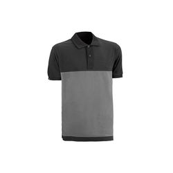 Polo  Trabajo Fenix  Gris/Negro T/M