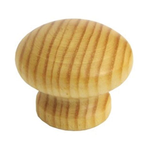 Pomo De 35 Pino Lacado Natural