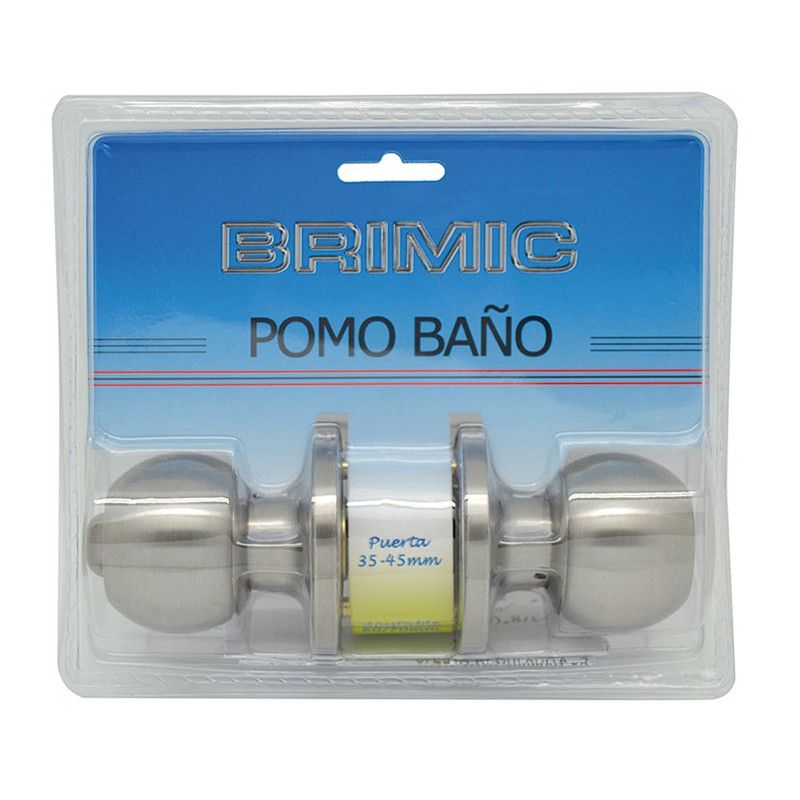 Pomo Puerta Bola Baño Blanco