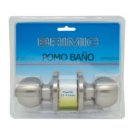 Pomo Puerta Bola Baño Inoxidable