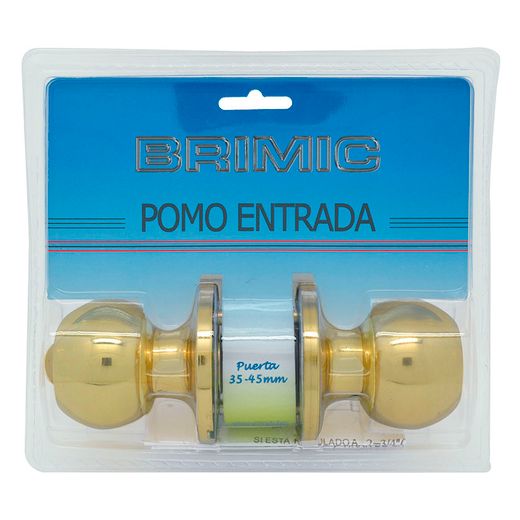 Pomo Puerta Bola Entrada Inoxidable