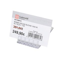 Portaetiquetas Sobremesa 60x40mm (100 Ud
