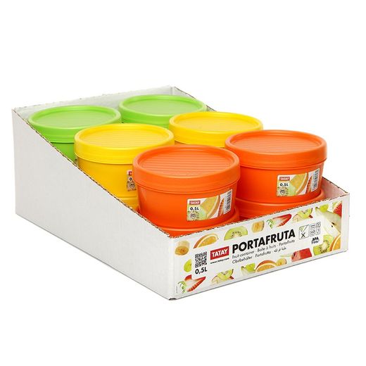 Portafrutas Twist 0,5L. Col. Sur. Tatay