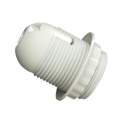 Portalamparas Rosca C/Tope E27 4a Blanco