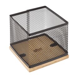 Portalapices Oficina Metal/Bambu Havi