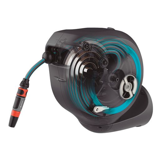 Portamangueras De Pared Modelo Rollup De 15m. Gardena