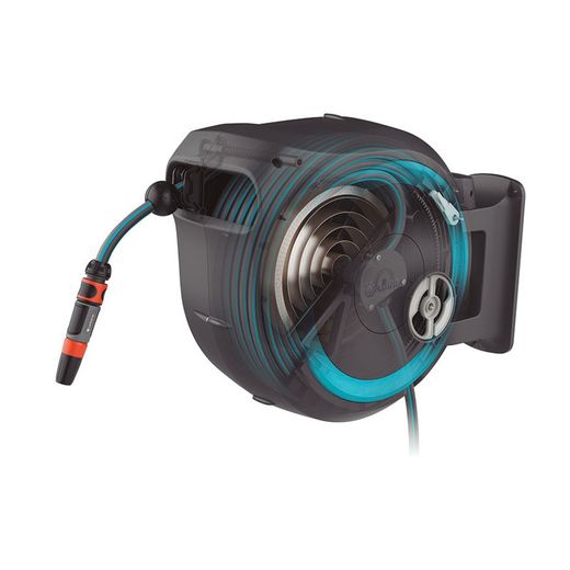 Portamangueras De Pared Modelo Rollup De 25m. Gardena