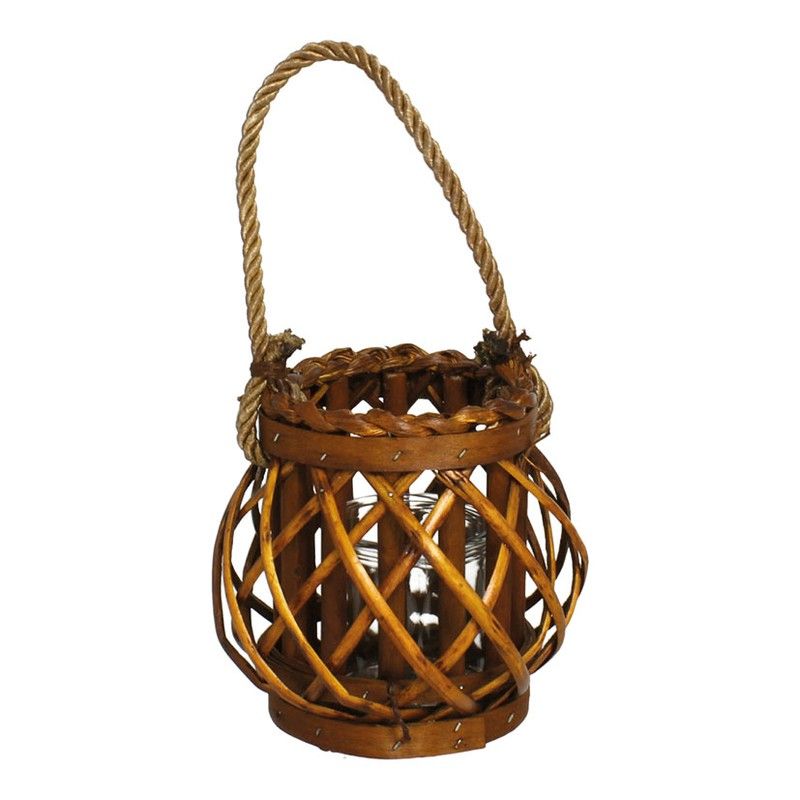 Portavelas Vaso Cristal Prancer 15 Cm.