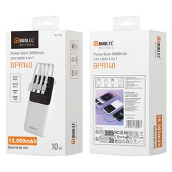 Powerbank 10.000Mah Duolec Blanco