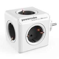 Powercube Original 5 Tomas Corriente Gri
