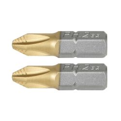 Puntas 25mm.Titanium Phillips Nº3 Jgo.2