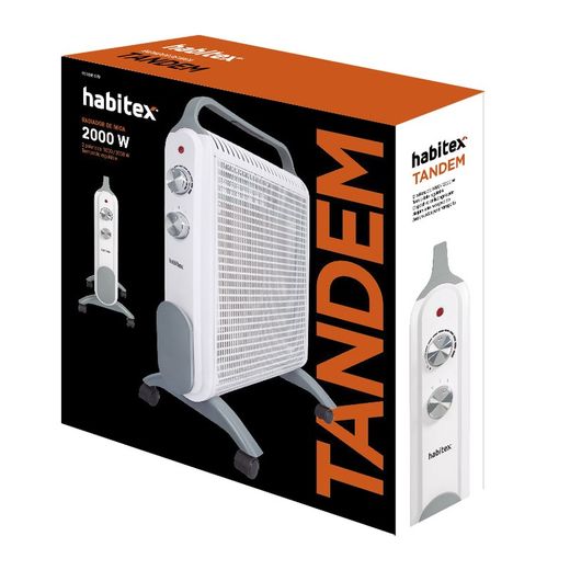 Radiador De Mica. 2000 W. Habitex.