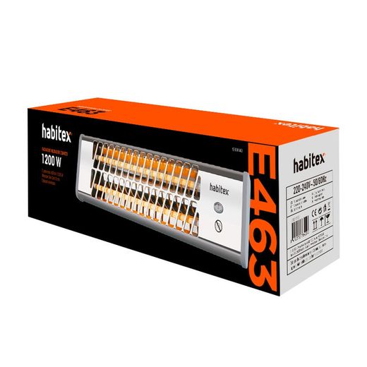 Estufa Cuarzo Habitex E463 1.200w