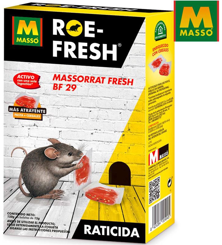 Veneno para ratas Roe-fresh 200g