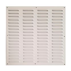 Rejilla Vent.Alum.C/Borde.1,2x30x30 Bca.
