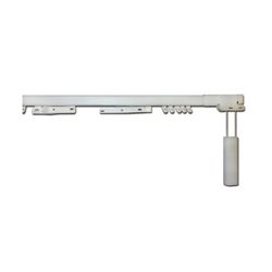 Riel cortina extensible blanco. DECORLINE