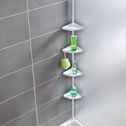 Rinconera Ducha Telescópica Wenko Easy Blanco