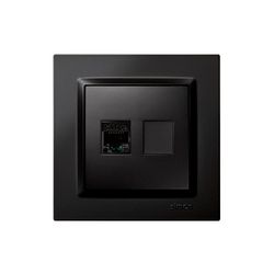Rj45 Cat.5E Negro Simon 10