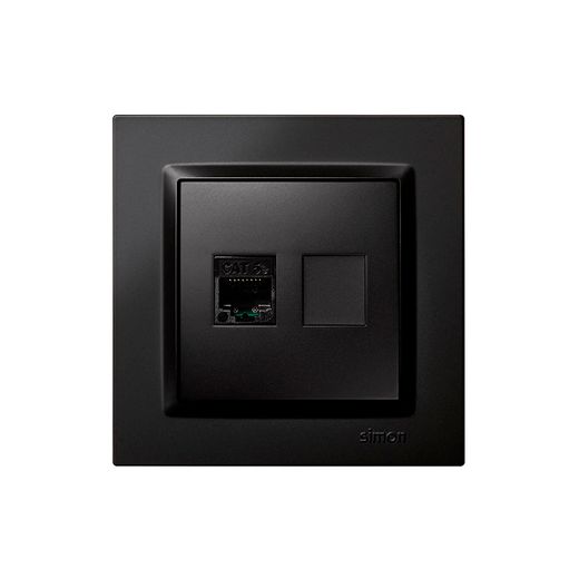 Rj45 Cat.5E Negro Simon 10