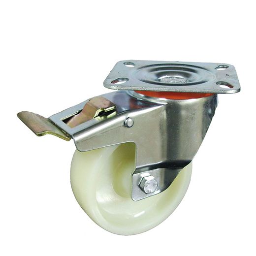 Rueda Nylon Poliamida Girat.C/Freno 100
