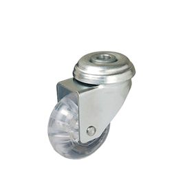 Rueda Poliuret.Transparente 50 Soporte S/F