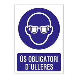 Señal 210X297 Pvc L'Us D'Ulleres