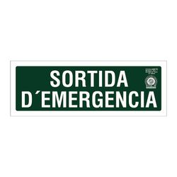 Señal 210X297Pvc Sortida D'Emergenc
