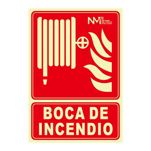 Señal Bie Pvc 0,7 Clase B 210X300Mm