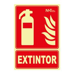 Señal Extintor Pvc 210X300Mm