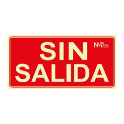 Señal Sin Salida Pvc 0,7Mm 200X250Mm