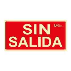 Señal Sin Salida Pvc 0,7Mm 200X250Mm