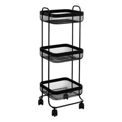Serie Mayaj. Carrito 3 Niv.24,5X7Xh.76Cm