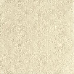 Servilleta 33X33Cm. Grabada Lisa Crema