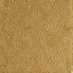 Servilleta 33X33Cm. Grabada Lisa Oro