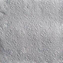 Servilleta 33X33Cm. Grabada Lisa Plata