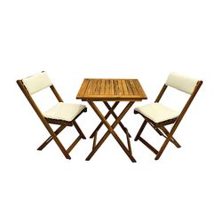 Set Balcón Classic Madera 3 Piezas