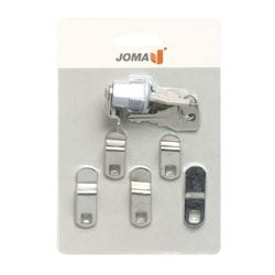 Set cerradura para buzones JOMA Cromado.