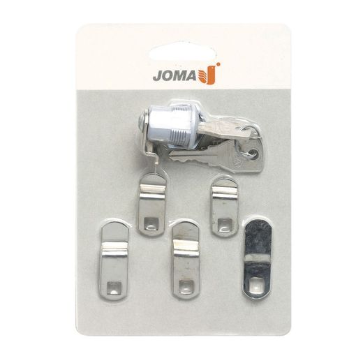Set cerradura para buzones JOMA Cromado.