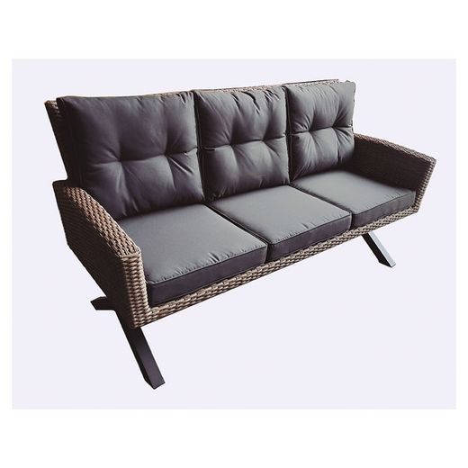 Set Conjunto Ratán Modelo Pascua 2Sofas+2Pufs+Mesa