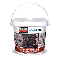 Silicona Líquida Aquablock  1 Kg.Blanca