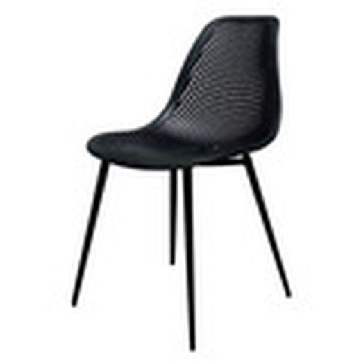 Conjunto De 4 Sillas De Resina Y Acero Modelo Dublin