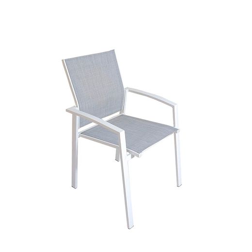 Silla Aluminio Textilene Apilable Maine