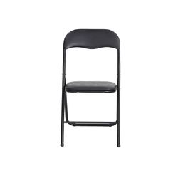 Silla Metálica Pleg.Opal Negra 6 Unidad