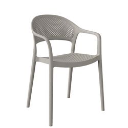Silla Pp Apilable Solaz Gris