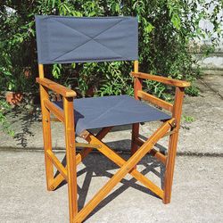 2 Sillones de Director en Madera Acacia.
