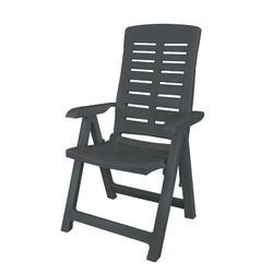 Sillón Multiposición Resina Antracita