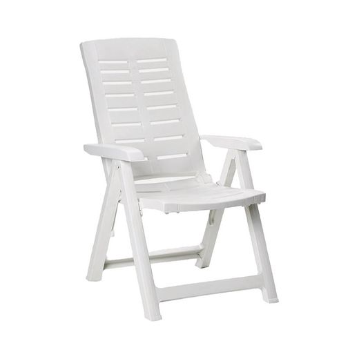 Sillón Multiposición Resina Blanco