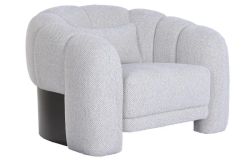 SILLON POLIESTER CREMA