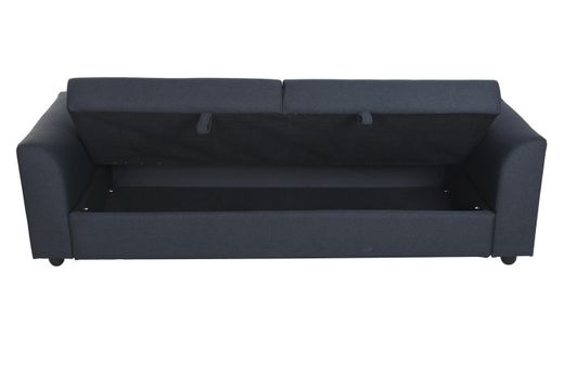 SOFA CAMA POLIESTER PP GRIS ANTRACITA