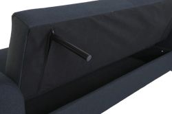 SOFA CAMA POLIESTER PP GRIS ANTRACITA